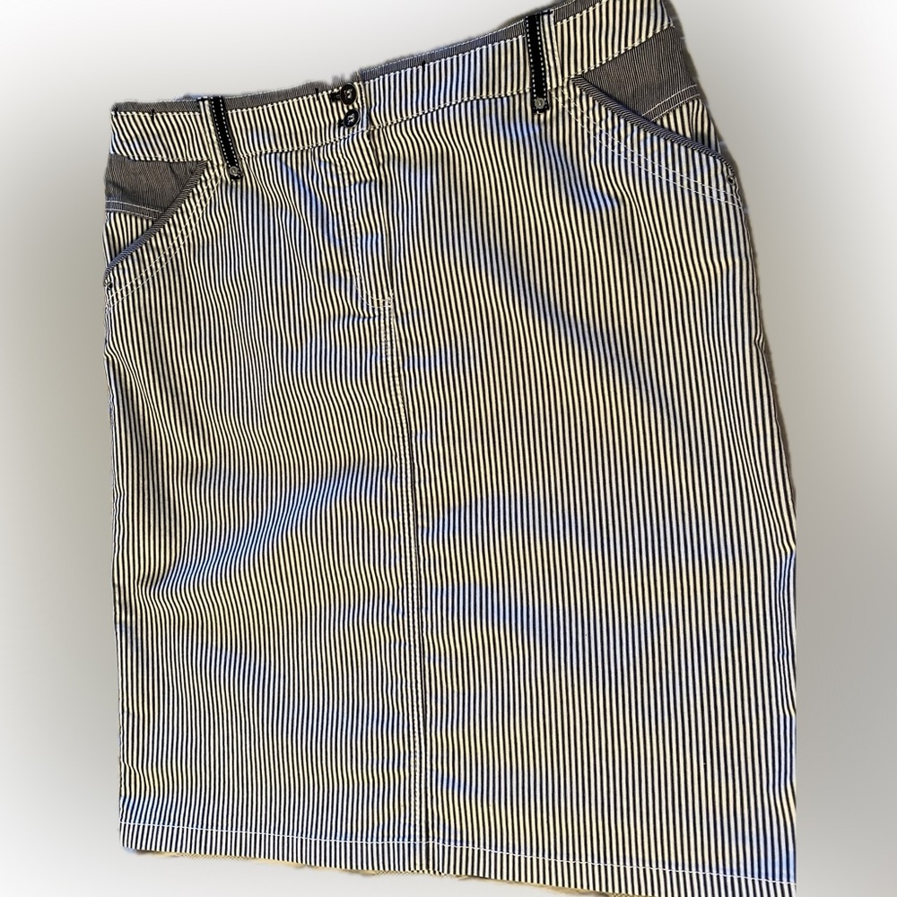 Cotton Jean style pencil skirt M